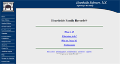 Desktop Screenshot of hearthsidesoftware.com